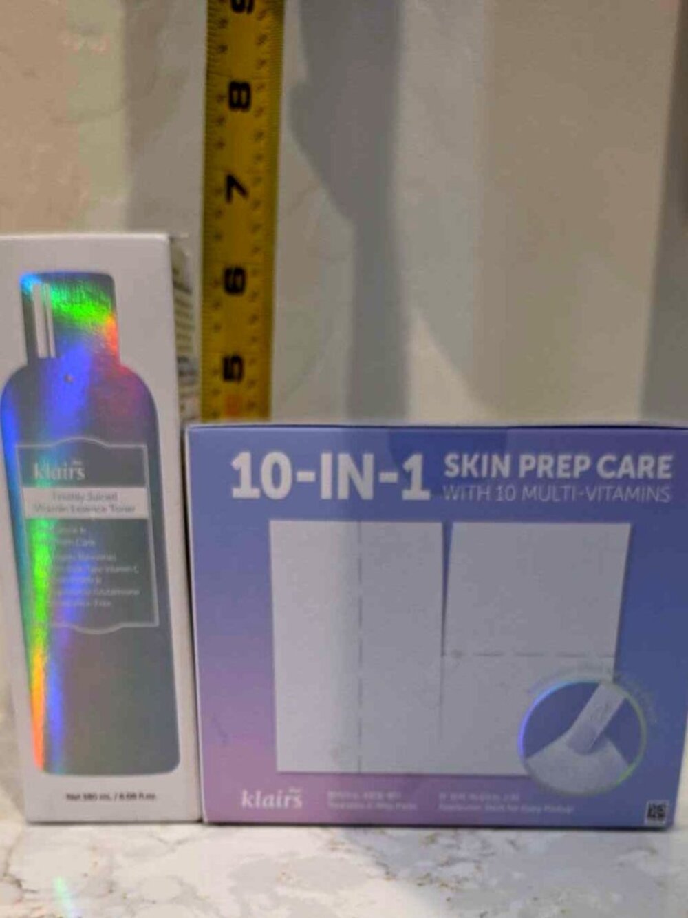 Dear Klairs Freshly Juiced Vitamin Toner & Skin Prep Pads Lot (2) NEW K-Beauty